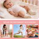 6 Pairs Baby Girl Wool Socks Winter Soft Warm Turn Cuff Ruffle Crew Socks for Infant Toddler Girls Newborn to 3 Years