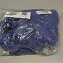 Dokotoo Summer Dresses for Women Short Sleeve V Neck Empire Waist Casual Flowy Swing Sail Blue Dress, Medium