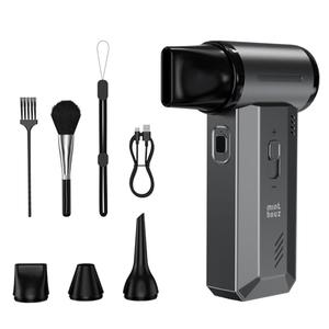 Minthouz Compressed Air Duster-180000RPM Electric Air Duster, Adjustable Wind Speed, Rechargeable Mini Air Blower for Computer, Keyboard, Outdoor, Car Cleaning, Reusable Replaces Compressed Air Can