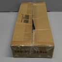 Heeyoo Dog Pooper Scooper, Dog Poop Tray and Rake Set, Pet Waste Removal Scoop with Long Adjustable Sectional Stainless Handles, 2 Pieces (Black/Red)