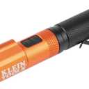 KLEIN TOOLS 56040 Magnetic LED Flashlight, 350 Lumen Rechargeable Flashlight, Twist Focus, Laser Pointer, Hands-Free, USB Charging Cable, for Work and Outdoor