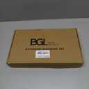 BGL Bathroom Accessory Set Brushed Nickel 4-Pieces Bathroom Towel Rack 24 Inches Adjustable Bathroom Hardware Set