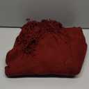 PAVILIA Maroon Red Knit Throw Blanket for Couch Bed, Soft Knitted Farmhouse Sofa Throw for Living Room, Lightweight Decorative Fall Throw Blanket for Chair, Outdoor Textured Boho Blanket, 50x60