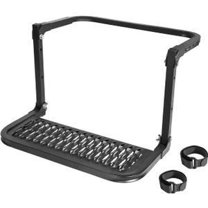 AA Products Folding Heavy Duty Tire Steps for Pickup Truck, SUV and RVs Adjustable Tire Mounted Auto Step Fits Any Tire from 9'' to 13'', Rated up to 300 lbs