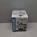 Farberware Electric Coffee Percolator, FCP240, Stainless Steel Basket, Automatic Keep Warm, No-Drip Spout, 4 Cup, Black/Silver