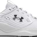Under Armour Women's Charged Commit Trainer 4 Cross (9.5, (100) White/Distant Gray/Black)