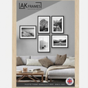 19x13 Frame Light Oak Picture Frame