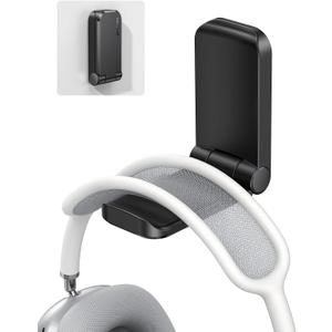 Lamicall Headphone Stand, Sticky Headset Hanger - Adhesive Headphone Holder Hook Mount, Headset Stand Holder Clip Under Desk, Earphone Clamp for Airpods Max, HyperX, Sennheiser, Black Lamicall Headphone Stand, Sticky Headset Hanger - Adhesive Headphone Holder Hook Mount, Headset Stand Holder Clip Under Desk, Earphone Clamp for Airpods Max, HyperX, Sennheiser, Black