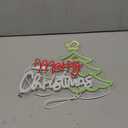 Merry Christmas Neon Sign,Christmas Tree Neon Light for Wall Decor with Switch Dimmable Light Up Sign for Home,Office,Xmas Indoor Festive Decorations USB Powered(14.1x12.6 Inch)
