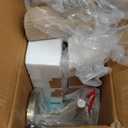 Kate and Laurel Blaise Transitional Metal Wall Sconce; 5 x 6 x 14; Antique Brass; Modern Round Candle Holder with Removable Glass Cylinder for Flameless Candles