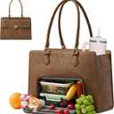 LOVEVOOK Lunch Bag for Women 17.3" Laptop Lunch Bag with Tumbler Pocket