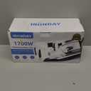 IRONDAY 1700W Steam Iron for Clothes 20s Fast Heat-up, Non-Stick Ceramic Soleplate, 14.07oz Large Water Tank, Auto-Off, Burst Steam, Self-Cleaning, roning Clothes for Home