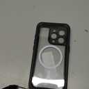 2024 New Designed for iPhone 15 Pro Case Waterproof, [Compatible with MagSafe][Built-in Camera & Screen Protector][Full Body Shockproof][IP68 Waterproof][Dustproof] Phone Case for iPhone 15 Pro 6.1" (Black/Clear-Mag)