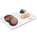 Large Stone Dish Drying Mats for Kitchen Counter, 23.15"(L)×15"(W), Super Absorbent Quick Dry Dish Drying Mat, Eco-Friendly Diatomaceous Earth Mat with Non-Slip Pad for Bottles Dishes (White Marble)