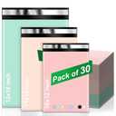 Oududianzi Variety Poly Mailers, Shipping Envelopes, Plastic Packaging Bags, Self-Seal Polymailers, Mailers Poly Bags, Shipping Bags for Small Business (10 Each: 10x12, 11x15, 12.5x16)