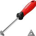 Goldblatt Grout Removal Tool with Replacement Carbide Tip - Professional Grout Cleaner, Caulking Remover, Scraper with Soft-Grip Handle, for Cleaning Floor Ceramic Tile Gaps, Tile Joints or Corners