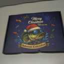 EXUN Premium Fishing Advent Calendar 2025  24 Days of Curated Lures for Men, Teens & Dads  Christmas Countdown Gift Box for Bass & Trout Fishing Enthusiasts