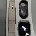 Smart Watch for Men Women Compatible with iPhone Samsung Android Phone 1.69 inch Full Touch Screen IP68 Waterproof Bluetooh Fitness Tracker Heart Rate/Sleep Monitor (Starlight)