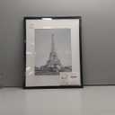 Luxdart 12x16 Frames with Mat to Display 11x14 Picture or 8.5x11 Photo 12 x 16 Black Solid Wood Picture Frame Wall Art for Living Room Wall Mount and Tabletop Decor(2 Mats)