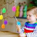Abakuku 1000 Pcs Plastic Easter Eggs,2.35" Assorted Bright Colors Fillable Easter Eggs or Easter Hunt Party Favor Basket Stuffers Filler Classroom Prize Supplies Decor