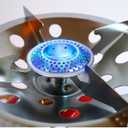 BESPORTBLE Portable Camping Gas Stove, Stainless Steel Mini Propane Burner for Outdoor Cooking, Lightweight Pocket-Sized Bbq Furnace for Hiking and Picnic