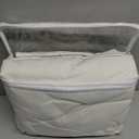 Comfort Spaces 100% Cotton Sheets Queen, Breathable, Ultra Soft Cotton Sheets, Naturally Cool Cotton Bed Sheets with 14" Elastic Pocket Fits up to 16" Mattress, All Season Sheet Set, Ivory 4 Piece