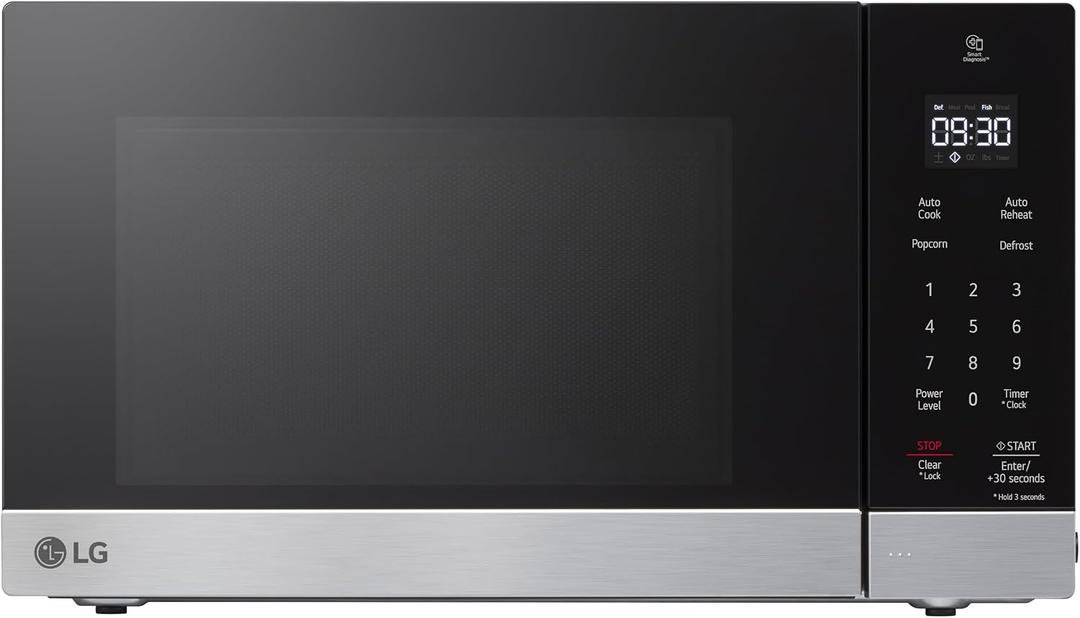 LG 0.9 cu. ft. Small Countertop Microwave, 1000 Watt, Stainless Steel