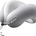 Neck Pillow Airplane, 100% Pure Memory Foam, Cooling Airplane Pillow, Travel Pillow, Travel Pillows for Airplanes, Plane Pillow, Flight, Gray