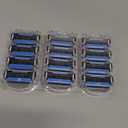 Amazon Basics 5-Blade Razor Refills for Men with Dual Lubrication, Precision Beard Trimmer, Comfortable Shave, 12-Pack (Fits Amazon Basics Razor Handles only)