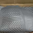 Motor Trend FlexTough Performance All Weather Rubber Car Floor Mats with Cargo Liner Full Set Front & Rear Odorless Floor Mats for Cars Truck SUV, BPA-Free Automotive Floor Mats (Gray)