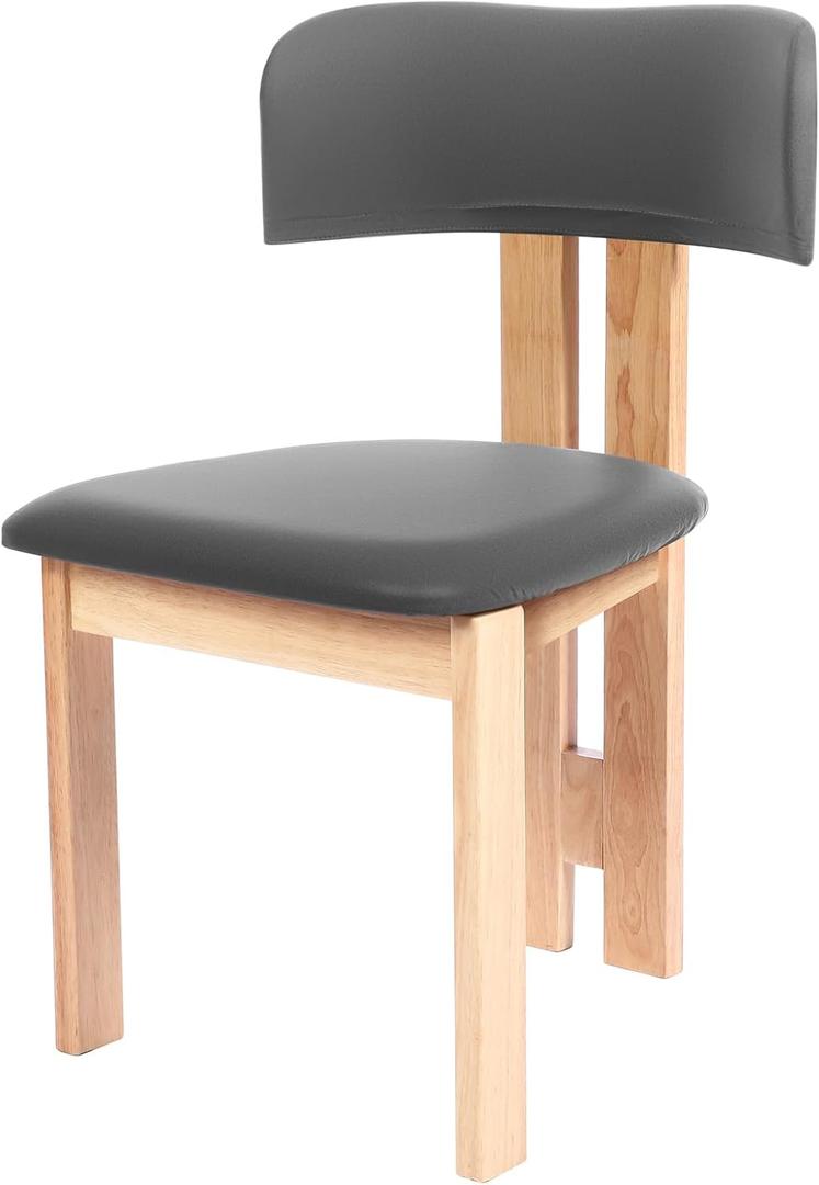 Moukeren Dining Chair Slip Cover Mid Century Modern Dining Chairs Covers Set Stretch Accent Curved Backrest Kitchen Chairs Slipcovers, Removable Washable, for Hotel Ceremony Restaurant Wedding Party