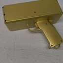Sopu Make it Rain Money Gun Paper Playing Spary Prop Cash Gun Party Supplies (Metallic Gold)