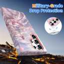 ACKETBOX for Samsung Galaxy S23 Ultra Case,Shockproof Dropproof Protective Phone Wireless Bumper Cover,Heavy Duty Protection Hybrid Designed for Anti Drop,Anti Scratch,Pink Butterfly