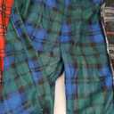 IHU 3 Pack Boys Pajama Pants Kids Micro Fleece Pj Bottoms Sleepwear Plaid Lounge Pant with Drawstring Pockets Boy Clothes (12-14 Years, Gray Plaid, Red Plaid, Blue Plaid)