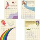 2 x 2026 Roaring Twenties Calendar Wall Calendar, Calendar with Song Lyrics, 12 Monthly Calendar Planner