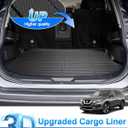 Cartist Cargo Liner Custom Fit for Nissan Rogue SV S SL 2014-2020 All Weather Trunk Mat Black for Nissan Rogue Accessories (Not Fit 7-Seat/Rogue Select/Rogue Sport/Hybrid Models)
