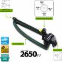 Melnor 65049-AMZ Oscillating Sprinkler with QuickConnect Product Adapter
