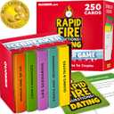 QUOKKA Couples Conversation Games for Date Night - Fun Cards with 500+ Questions - Perfect Icebreaker for Adults & Date Night Games for New or Married Couples - Premium Version