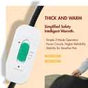 Red Shell shaped Dog heating pad (47"x36"), Obtained FCC and UL Dual Certification, Waterproof, Adjustable Temperature, Machine Washable,for Indoor/Outdoor Use, Suitable for Pets of All Ages (Large)