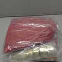 Jenaai 12 Pcs Giant Inflatable Velvet Christmas Ball Ornaments 9", 12", 16" Large Xmas Inflatable Balls Blow up Flocked Christmas Ornaments for Holiday Outdoor Indoor Lawn Porch Decor(Red)