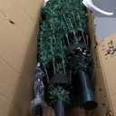 7 ft. Pre-Lit PVC Hinged Artificial Christmas Tree with 300 LED Lights