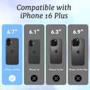 for iPhone 16 Plus Case, Romantic Coastal Collage, Romantic Soft Slim TPU Compatible with MagSafe, Military-Grade Drop Protection & Camera Protection for Women Girls Ocean