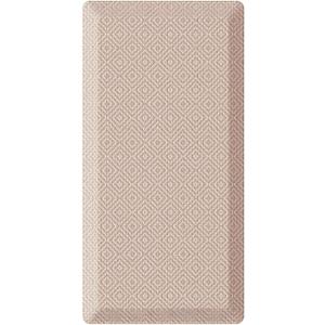Ophanie Kitchen Mats for Floor,3/4 inch Thick,17x28 Anti Fatigue Cushioned Mat,Kitchen Rugs,Waterproof,Comfort Ergonomic Standing Mat for Office,Home,Sink with 99+ Pairs of Anti-Slip Bottom Ridges