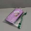 homicozy Cute Unicorn Protection Case for Nintendo Switch, Purple Hard Carrying Case with Soft TPU Protective Cover and Protection Accessories Compatible with Nintendo Switch for Girls