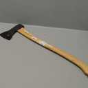 Husqvarna 596271201 26 in. Wooden Curved Carpenter Axe, Orange/Gray