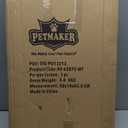 Pet Gate - 3-Panel Indoor Foldable Dog Fence for Stairs, Hallways, or Doorways - 54x32-Inch Wood Freestanding Dog Gates by PETMAKER (White)