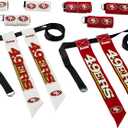 Franklin Sports NFL Team Flag Football Sets - Belts + Flags - Kids + Adults - Fits Up to 36" Waist - NFL Licensed (One Size)