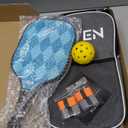 Pickleball Paddles Set of 4, Pickleball Paddles, USAPA Approved Lightweight, 4 Balls, 4 Grip Tapes & 1 Carring Bag, Pickleball Rackets for Beginners & Pros