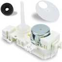W10537869 Dishwasher Diverter Valve Motor & W10195677 Seal Grommet Gasket Kit Replaces W10476222 W10849439 2684962 PS5136127
