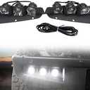 HAKA TOUGH LED Fog Lights for 2021 2022 2023 2024 2025 Ford Bronco 2/4-Door, Front Lower Bumper Fog Light Kit with Bracket, White Daytime Running Light Assemble Accessories, 2PCS